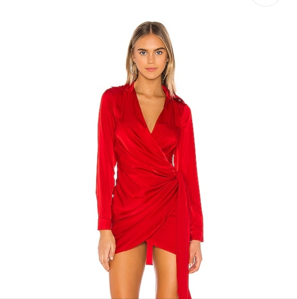 Superdown wrap dress. Worn once xxs